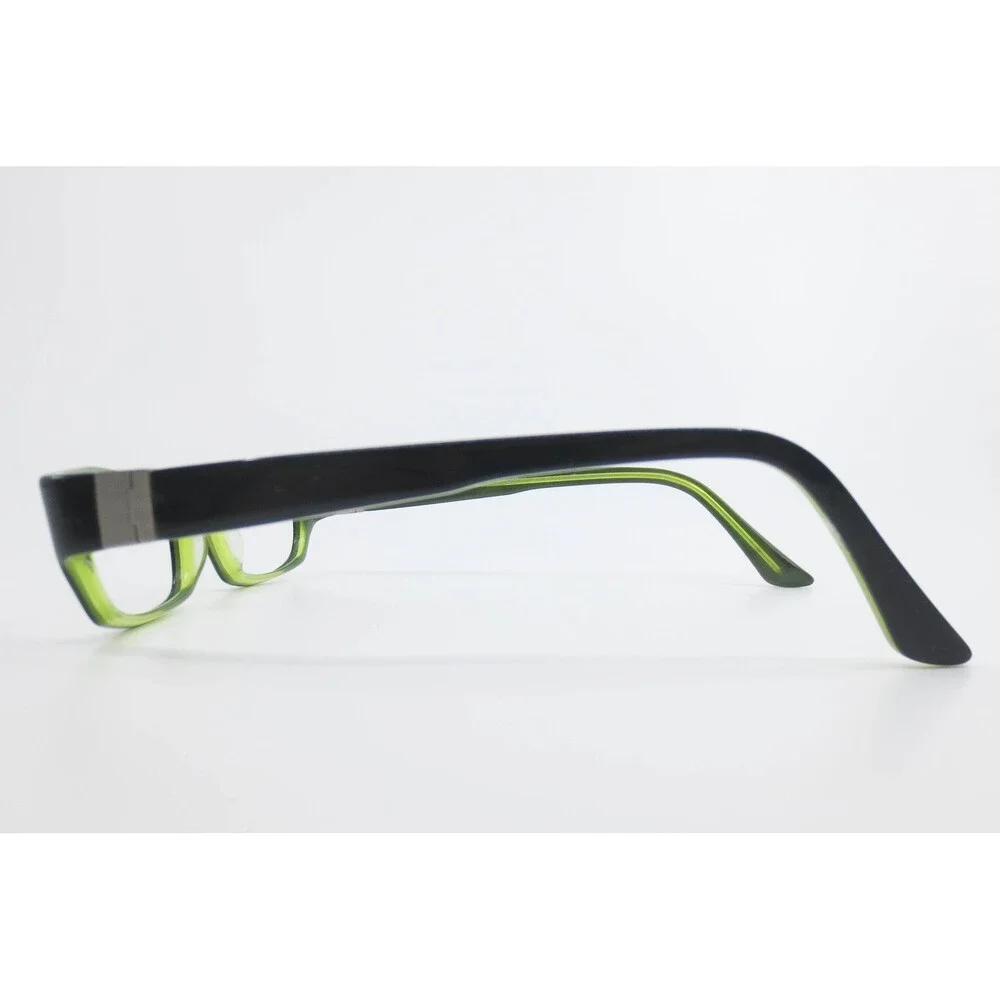 ProDesign Denmark 7601 c.9532 Black Lime Green Rectangular Eyeglasses 51-16-135